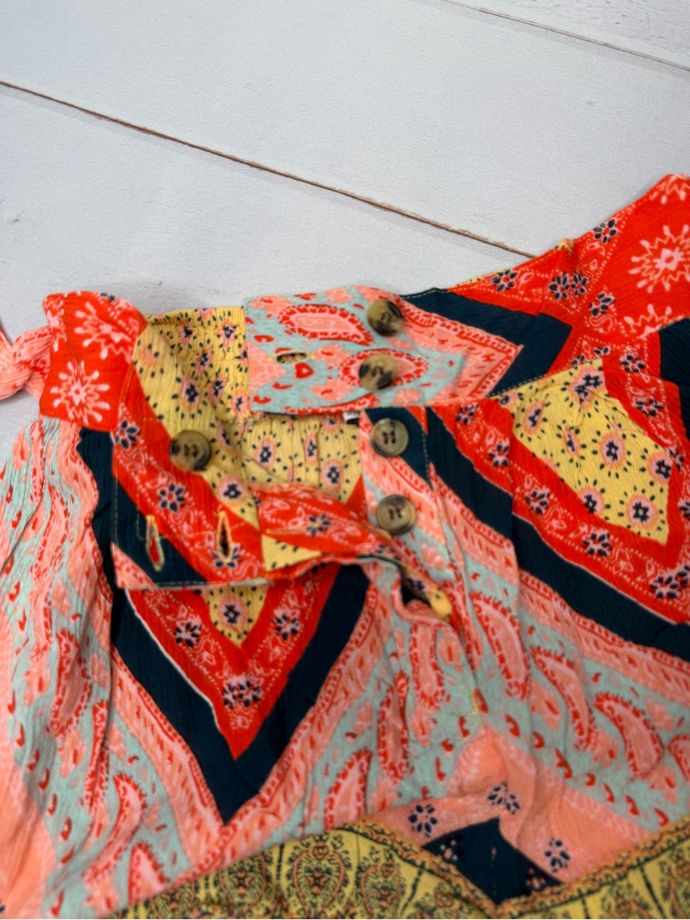 Patrons of Peace Boho Print Small Multicolor Shorts Size XS - Picture 2 of 9